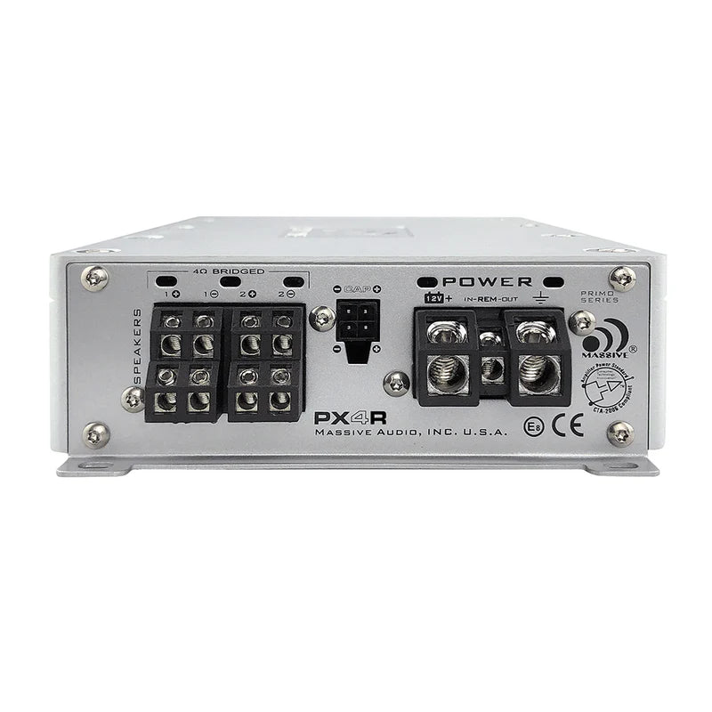 Massive Audio - PX4R - 250 Watts RMS x 4 @ 4 Ohm 4 Channel Amplifier image 2