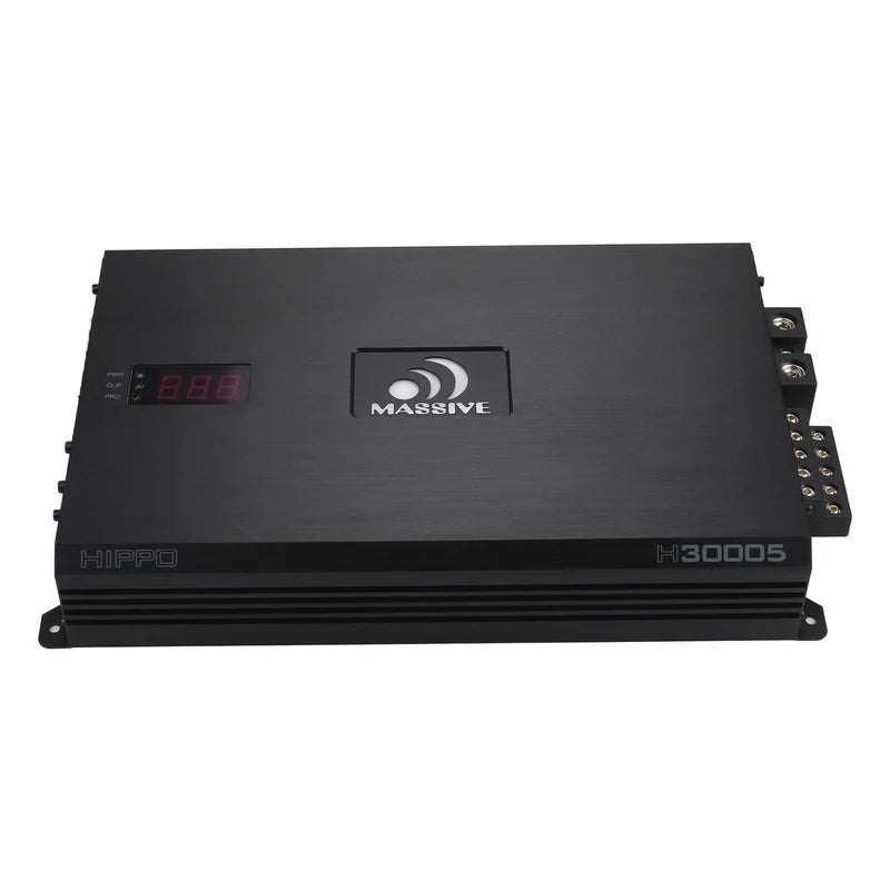 Massive Audio -H30005 - 720 Watts RMS x 4 @ 2 Ohm + 1500w @ 1 ohm 5 Channel Amp image 0