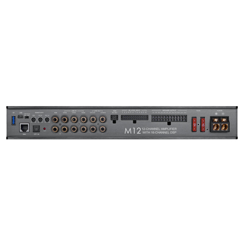 Musway - M12 - 12 Channel Full Range Class D Amplifier with 16 Channel DSP image 1