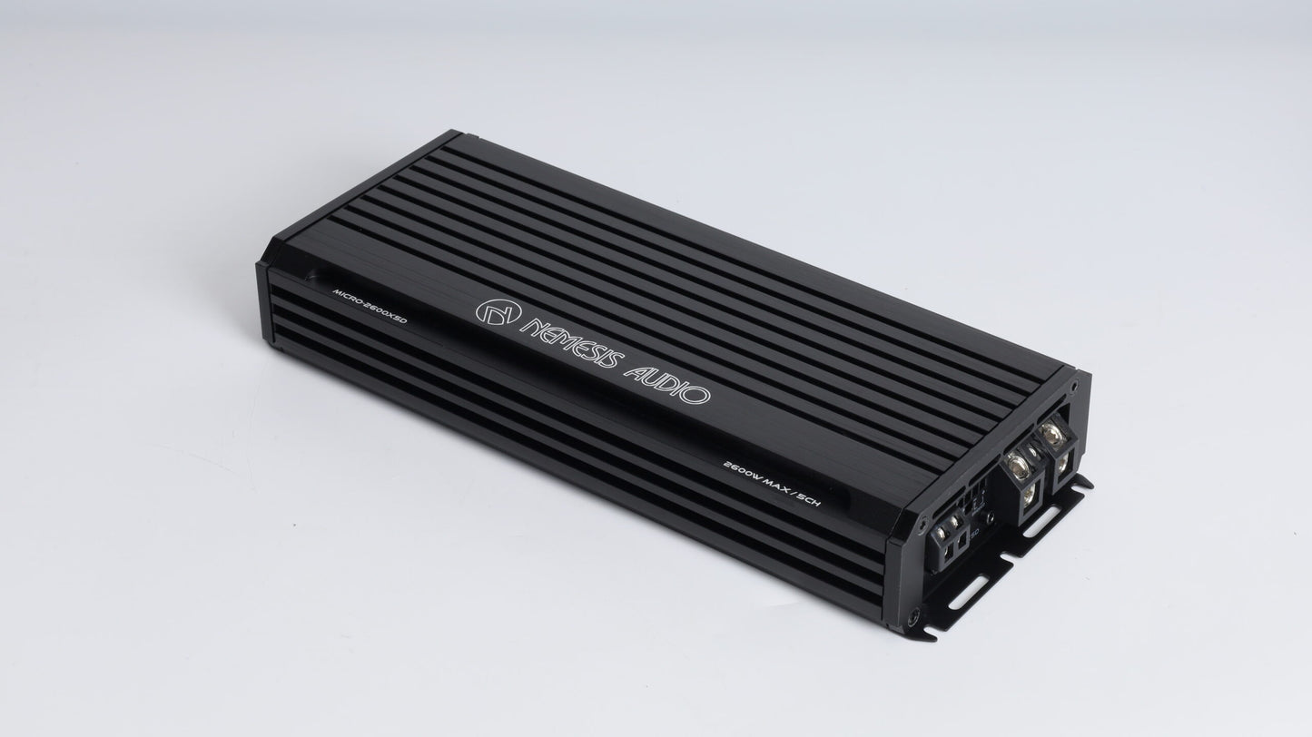 Nemesis Audio - MICRO-2600X5D - 2600W Max/ 1300w RMS 5-Channel Class D Amp image 5