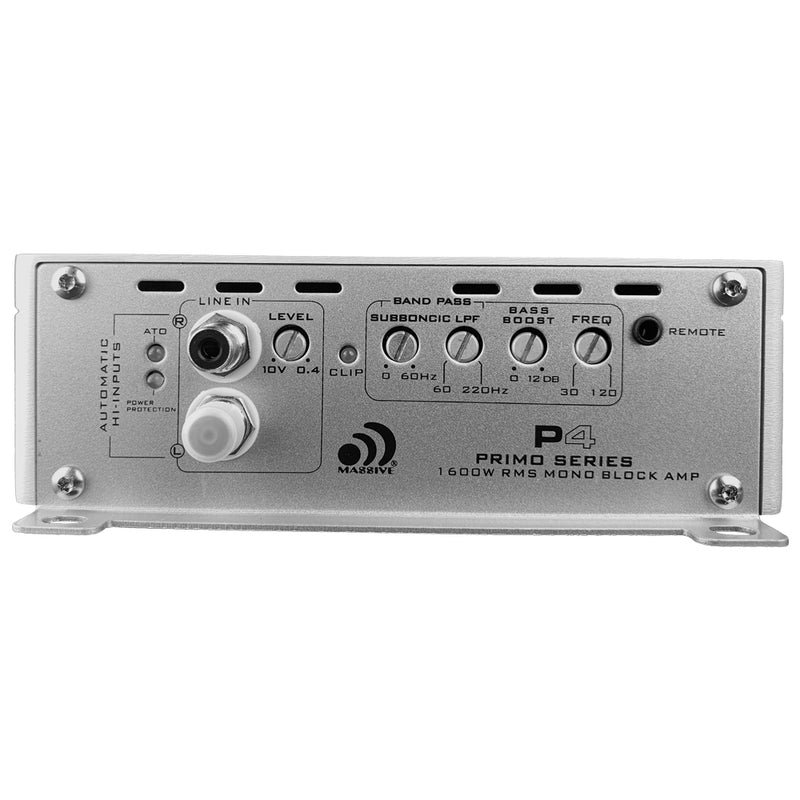 Massive Audio - P4 - 1,600 Watts RMS @ 1 Ohm Mono Block Amplifier image 2