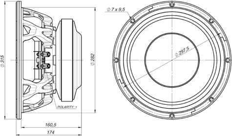 Beyma - 12SCF1300FE - 12" Low & Mid Frequency - Car Audio image 2