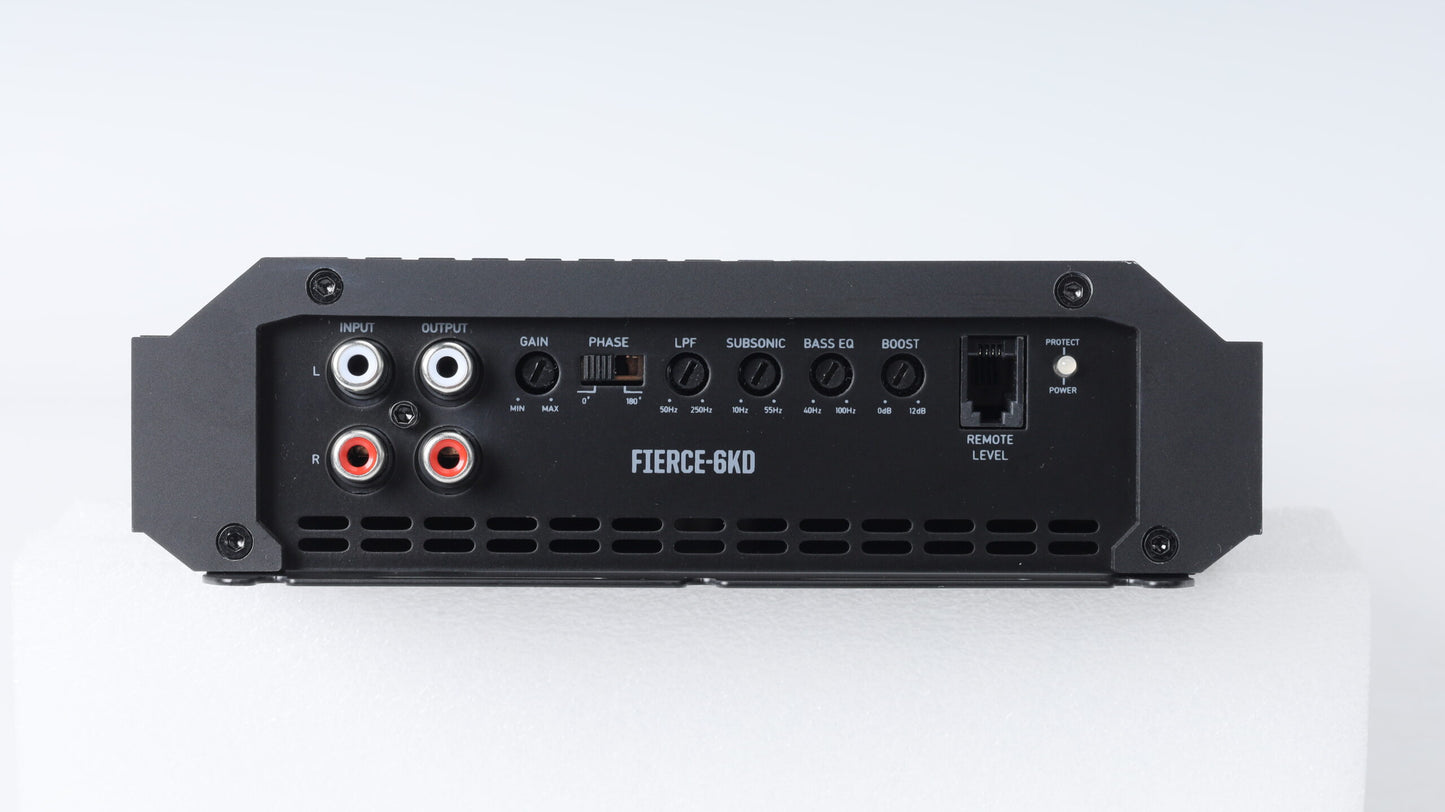 Nemesis Audio - FIERCE-6KD - 6000W Max/3000W RMS Mono Class D 1-Channel Amp image 5