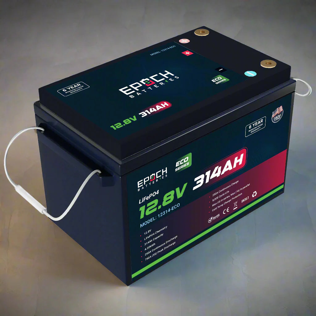 Epoch Batteries - (PRE-ORDER) 12V 314Ah Eco Series LiFePO4 Battery - ETA image 1