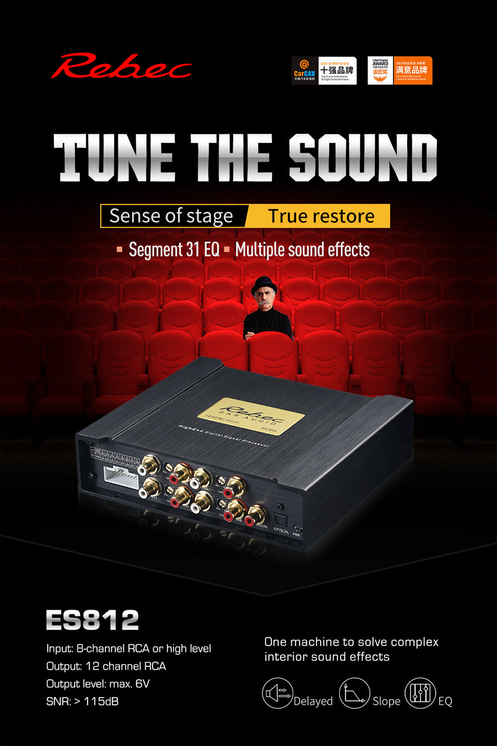 Rebec Audio - ES812 - 12ch output image 1