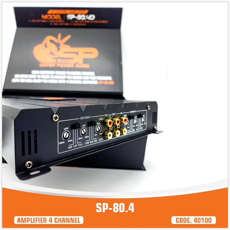 SP Audio - 80.4 Amplifier (UNIT PRICE)