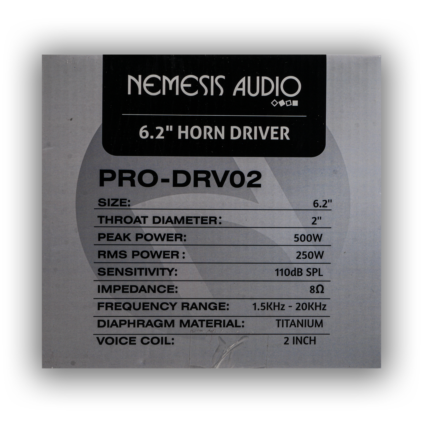 Nemesis Audio-PRO-DRV02-6.2″ Horn Driver 500W Max 250W RMS 4-Ohm image 5