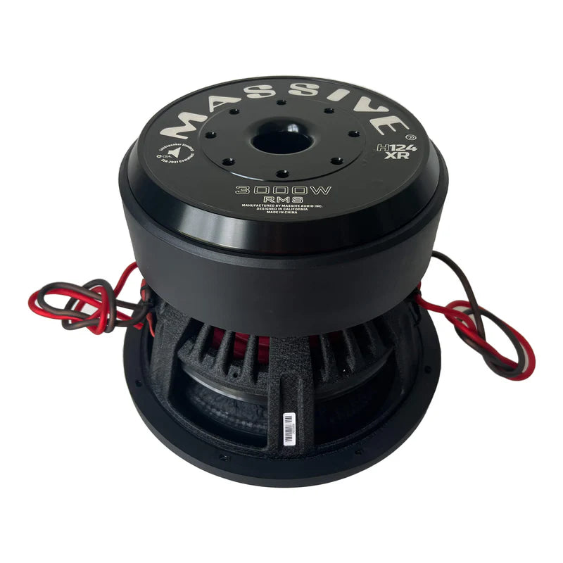 Massive Audio - H124XR - 12" 3000 Watts RMS Dual 4 Ohm 4" V.C. Mega 70 L image 0