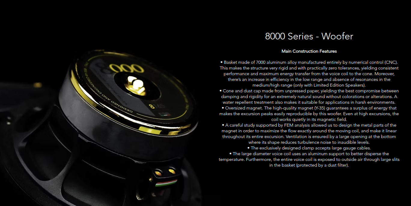 ESB Audio - 8000 Series - 8.6K3 - 3-Way Speaker System + crossover image 1
