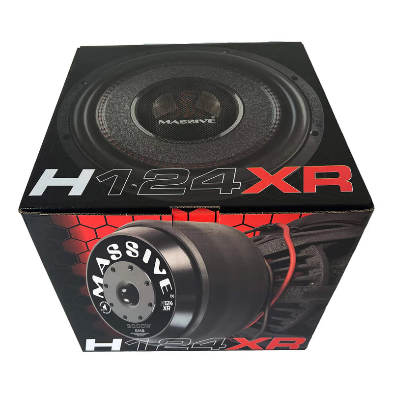 Massive Audio - H124XR - 12" 3000 Watts RMS Dual 4 Ohm 4" V.C. Mega 70 L image 4