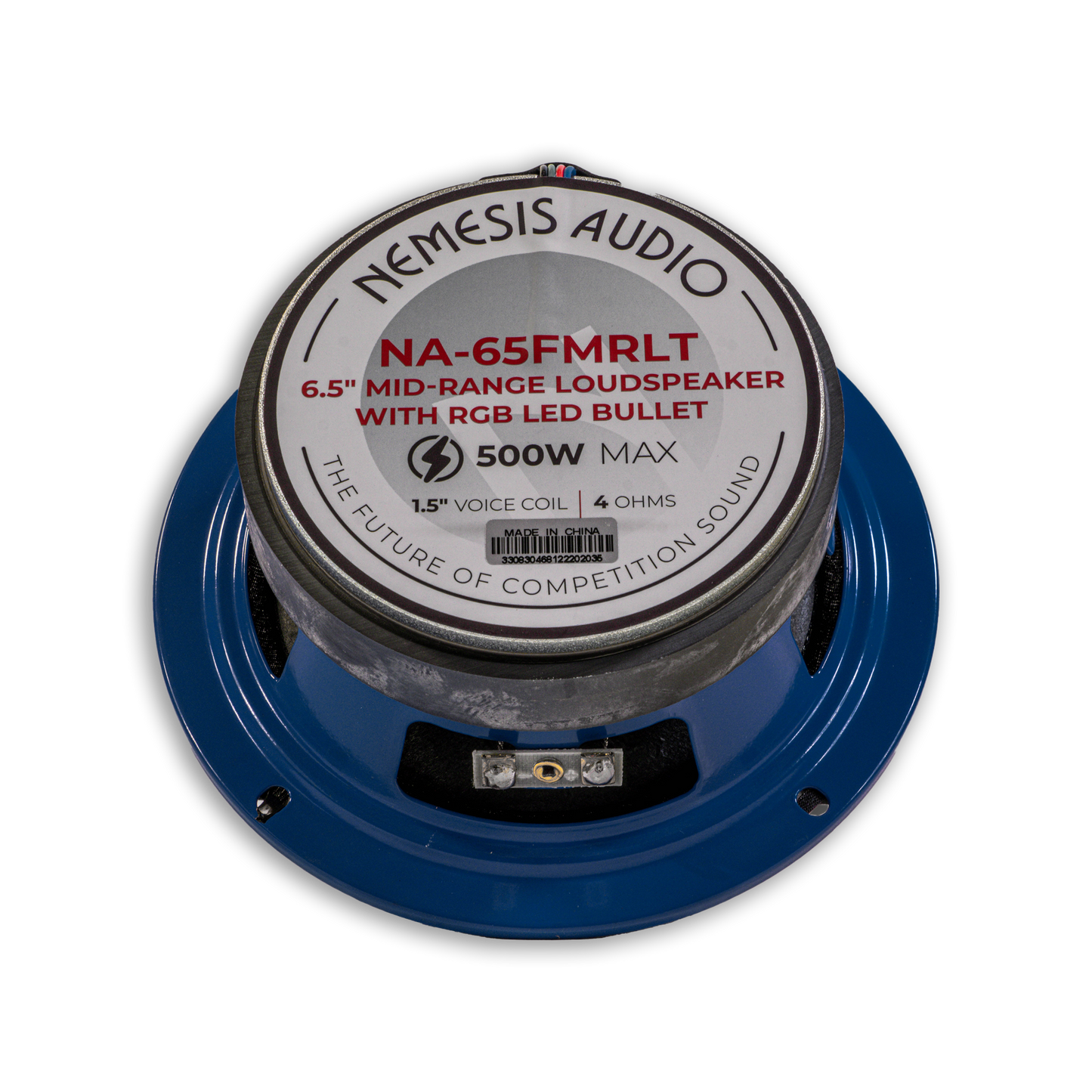 Nemesis Audio-NA-65FMRLT-6.5″ Mid LED Bullet 250W RMS 1.5″ Voice Coil 4-Ohm image 1
