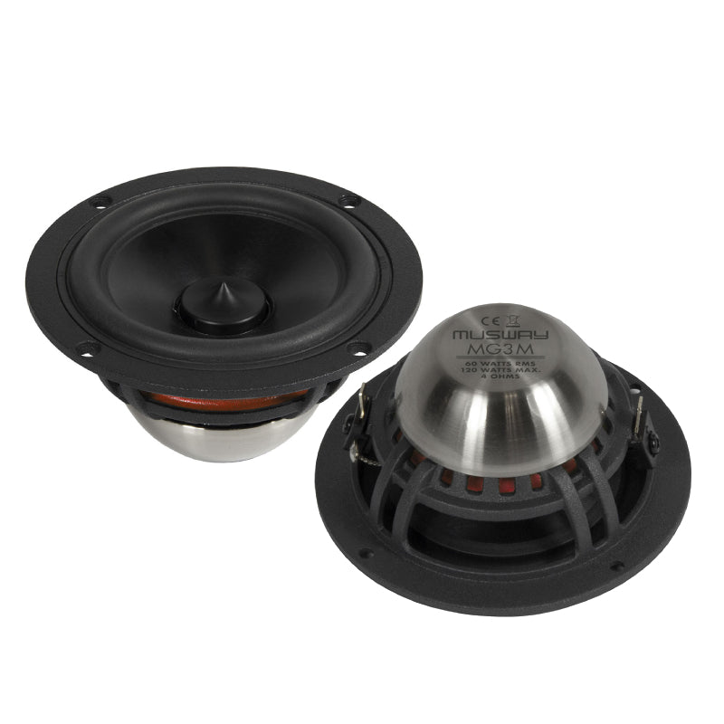 Musway - MG3M - 3" MG Series 60W RMS Midrange Speakers image 0