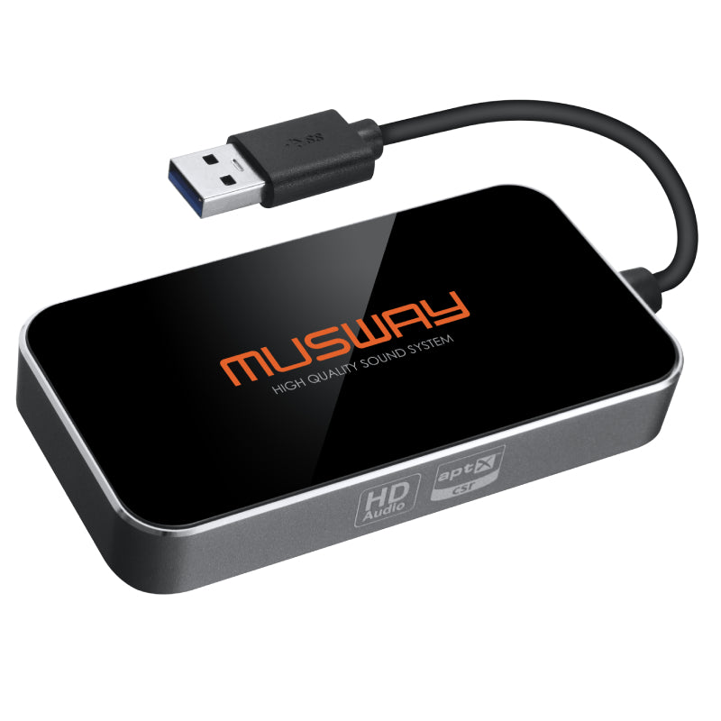 Musway - BTS-HD - aptX HD USB Bluetooth Dongle for Hi-Res Audio Streaming image 0