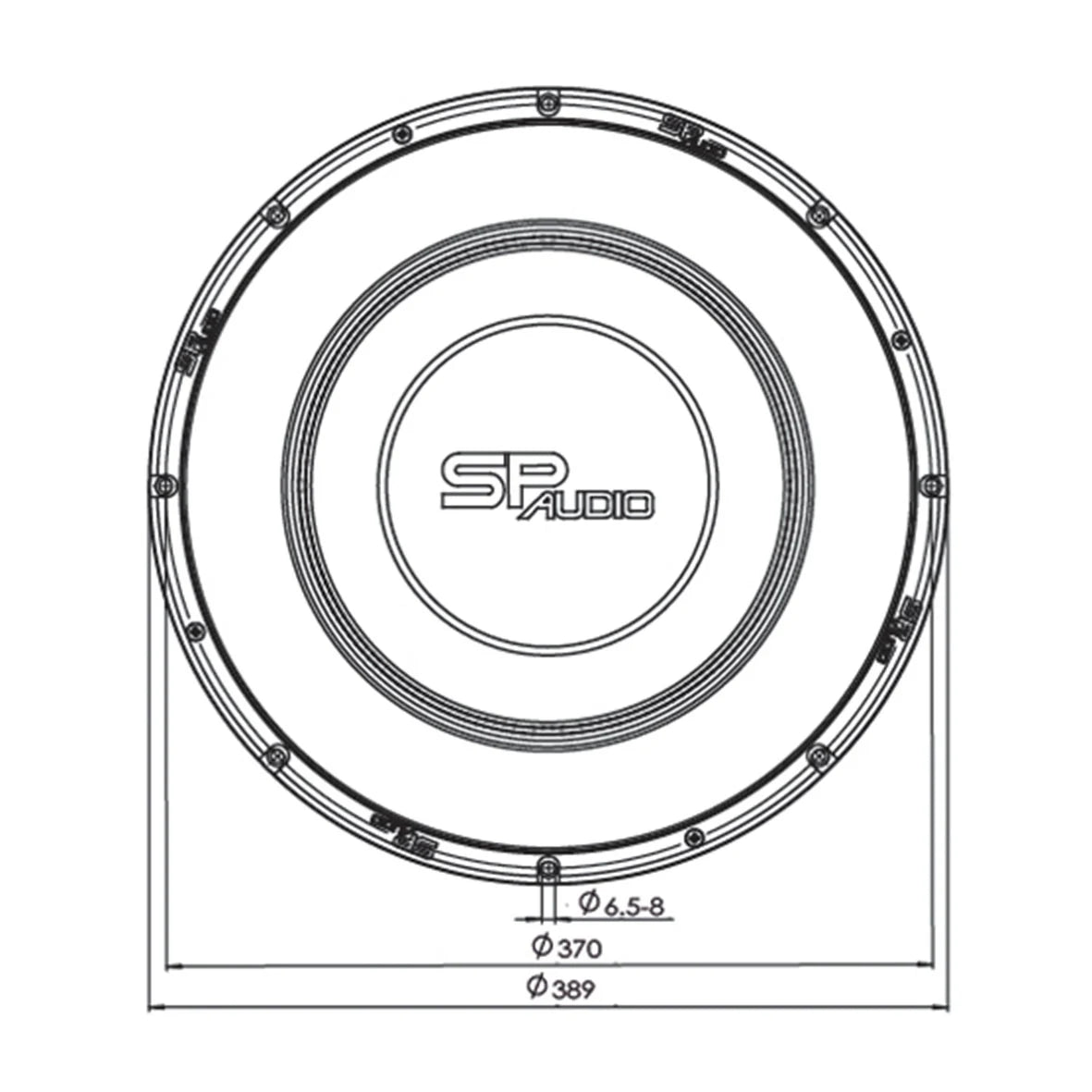 SP Audio - SP 15CXXX SUBWOOFER 15"/38CM BIG SORROUND 3500W RMS image 1