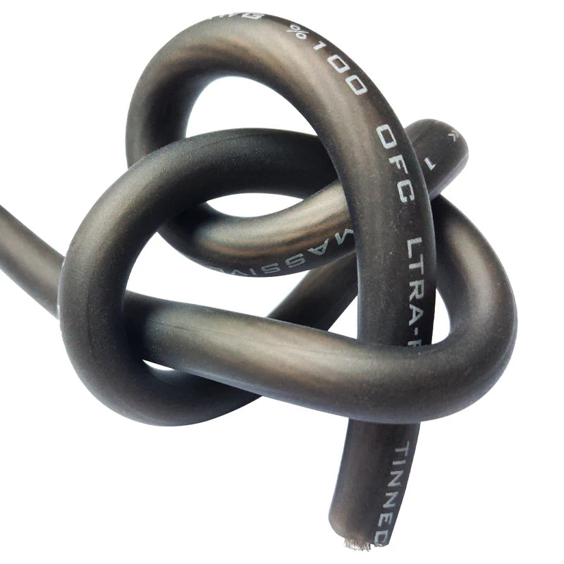 Massive Audio -P4-100G - 4 AWG 100 Foot Grey 100% Copper Oxygen Free Silv image 2