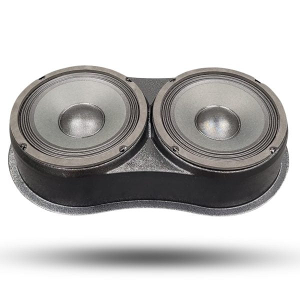 Custom Speaker Pods -Dual 8″ Universal Flat Speaker Pod for any flat mounting image 1