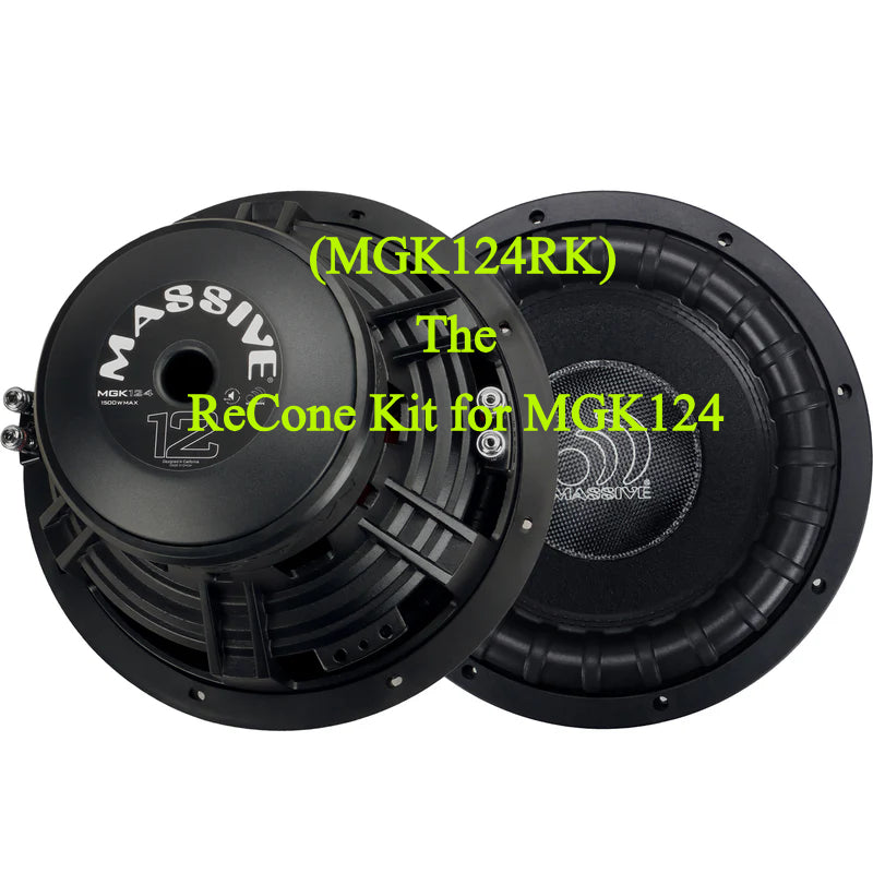 Massive Audio - MGK124RK - Recone kit for the MGK124 image 0
