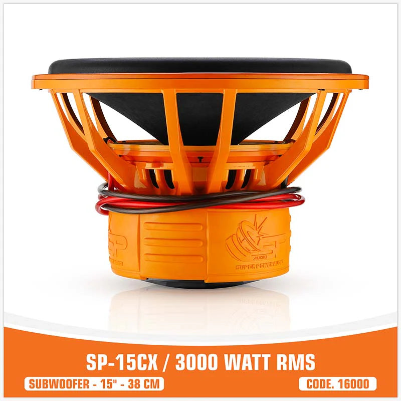 SP Audio - SP 15CX SUBWOOFER 15"/38CM 3000W RMS image 2