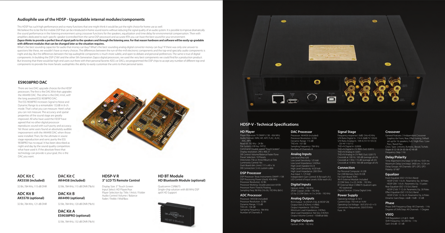 Zapco - HDSP-Z16 V AD-8G 8-Ch. DSP with HD Player image 4