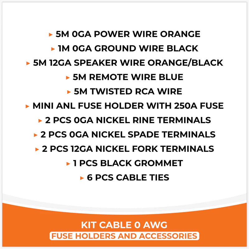 SP Audio - SP KIT CABLE 0 AWG CCA image 4