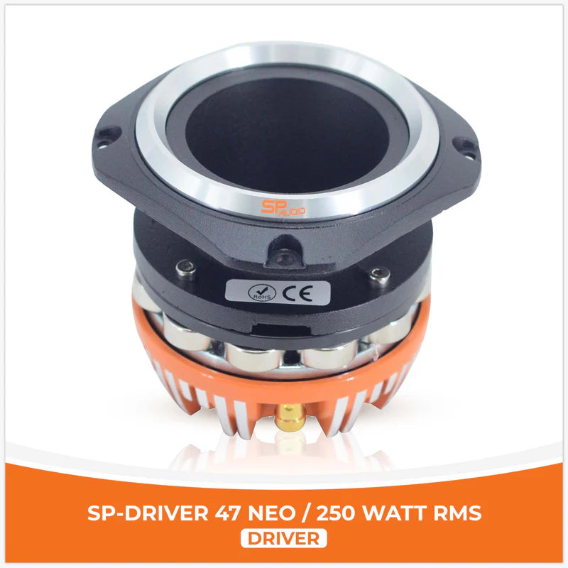 SP Audio -SP DRIVER 47 NEO COMPLETE DRIVER WITH HORN 250W RMS (UNIT PRICE) image 5
