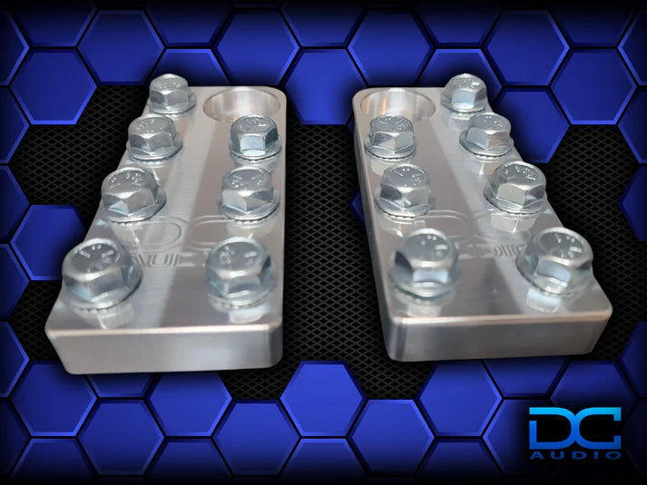 DC Audio -7FLT-ALU 7 Lug Aluminum Battery terminals (bolt down style) image 1