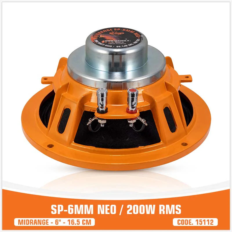 SP Audio - SP 6MM NEO MIDRANGE EXTREME 6,5"/16,5CM NEO MAGNET 200W RMS image 3