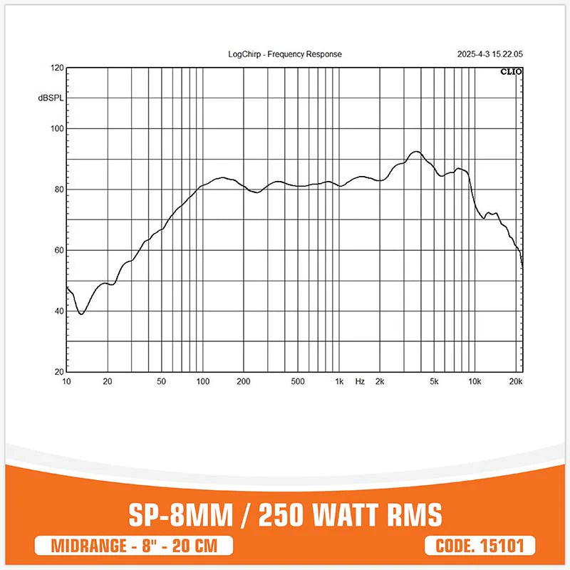 SP Audio - SP 8MM MIDRANGE EXTREME 8"/20CM 250W RMS image 7