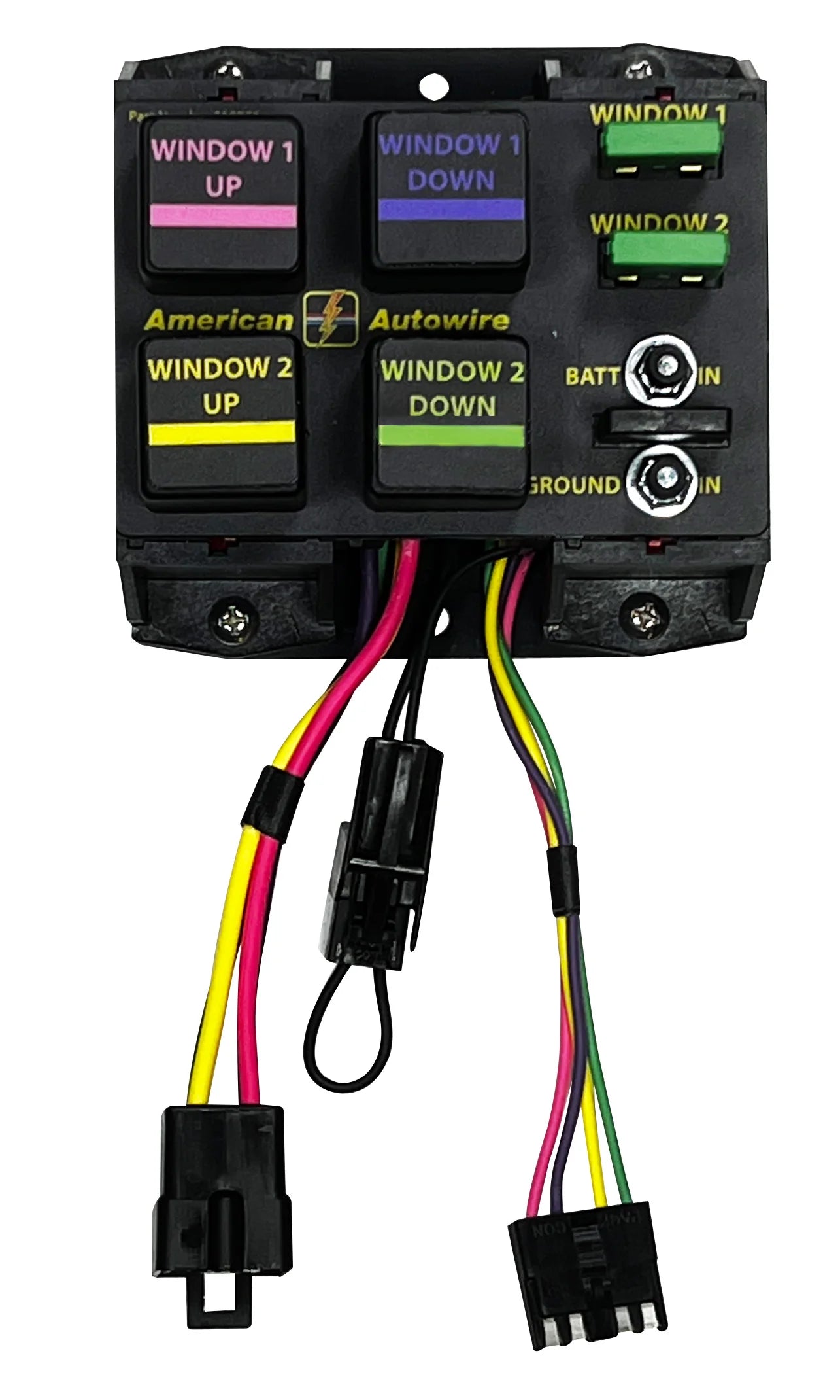 American Autowire - Power Window Reversing Relay Kit- 2 Window image 1