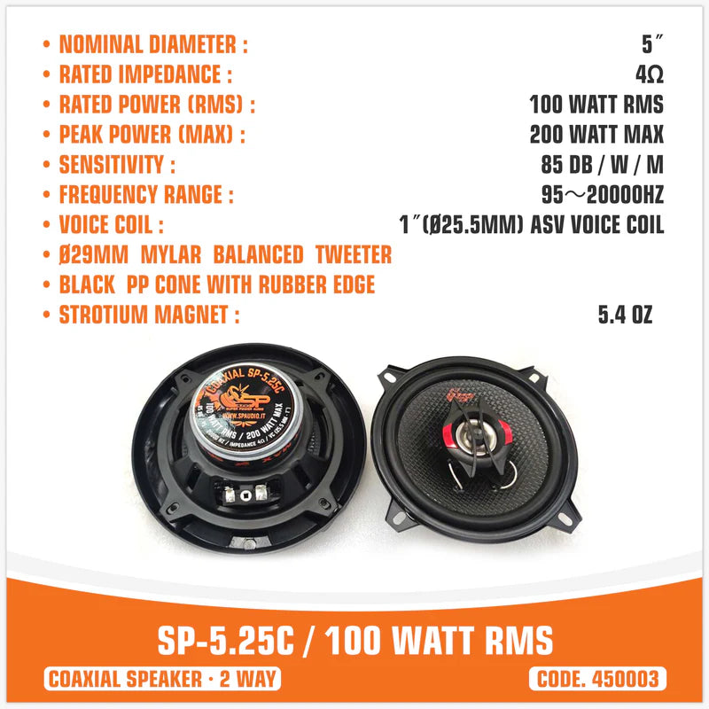 SP Audio - SP 5.25C COAXIAL SPEAKERS 5,25"/13.5CM image 6