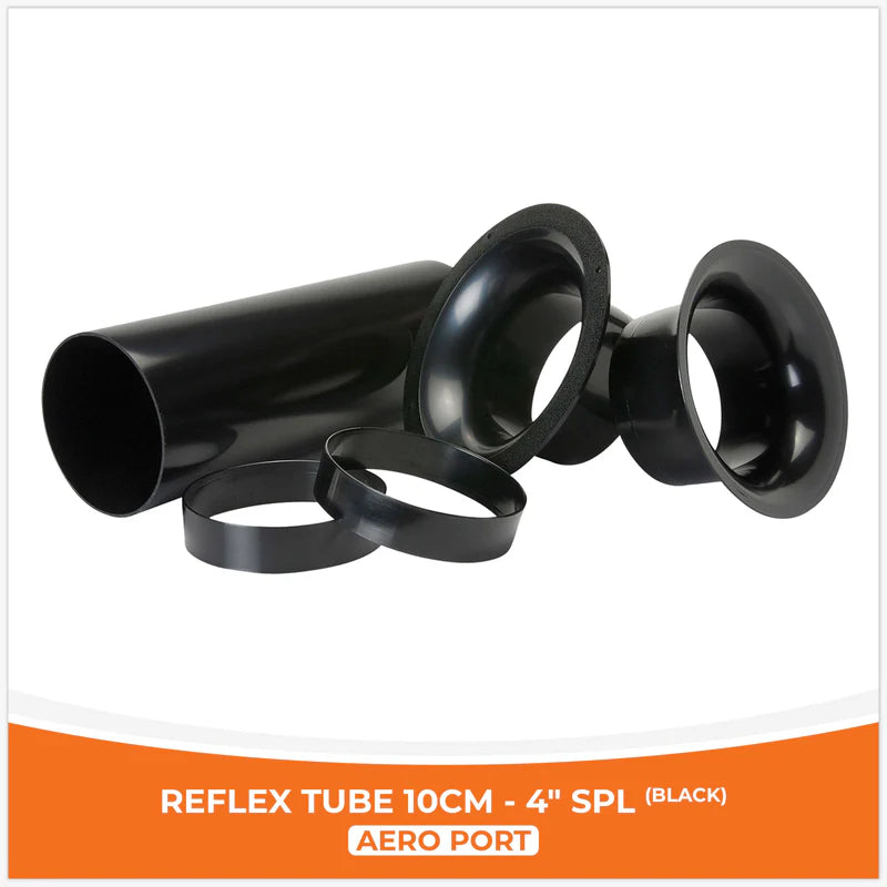 SP Audio - REFLEX TUBE 10CM/4" SPL BLACK -Aero Port (UNIT PRICE) image 1
