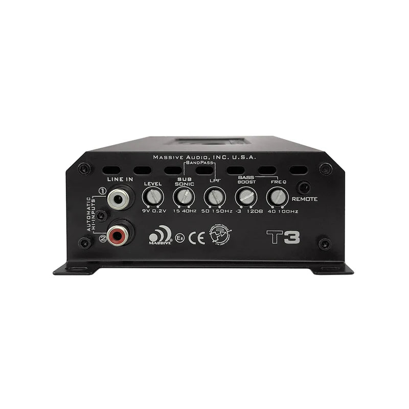 Massive Audio - T4 - 2000 Watts RMS @ 1 Ohm Mono Block Amp image 3