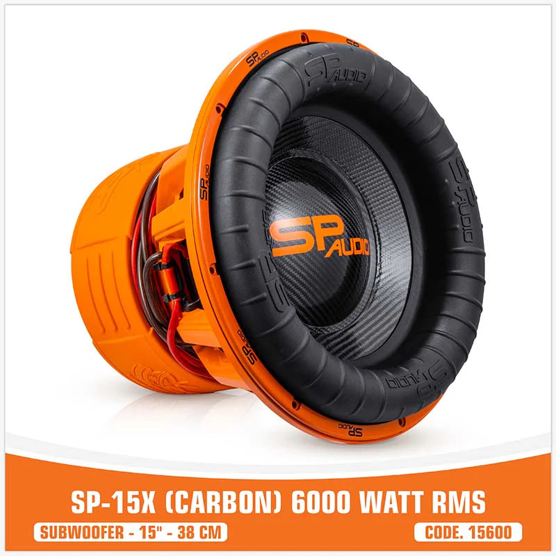 SP Audio - SP 15X - CARBON FIBERS SUBWOOFER 15" 6000W RMS image 0