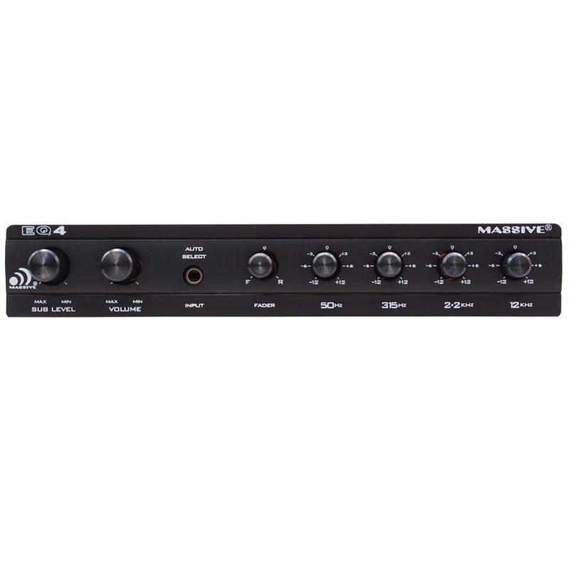 Massive Audio - EQ4 - 4 Band Car Audio Graphic Equalizer image 3