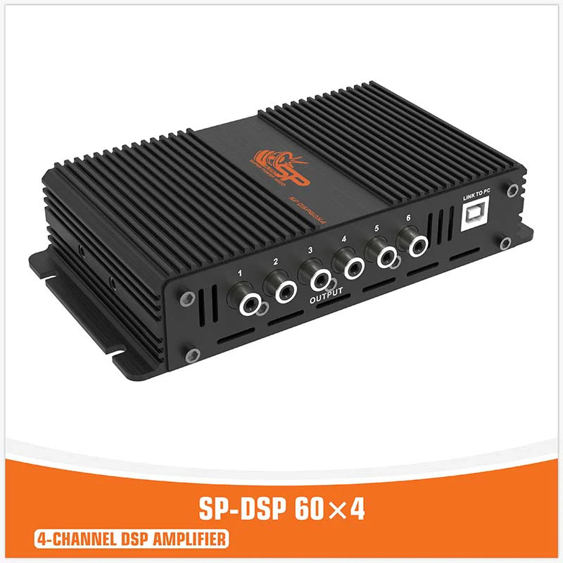 SP Audio - 60×4 DSP 4 Channel Amplifier