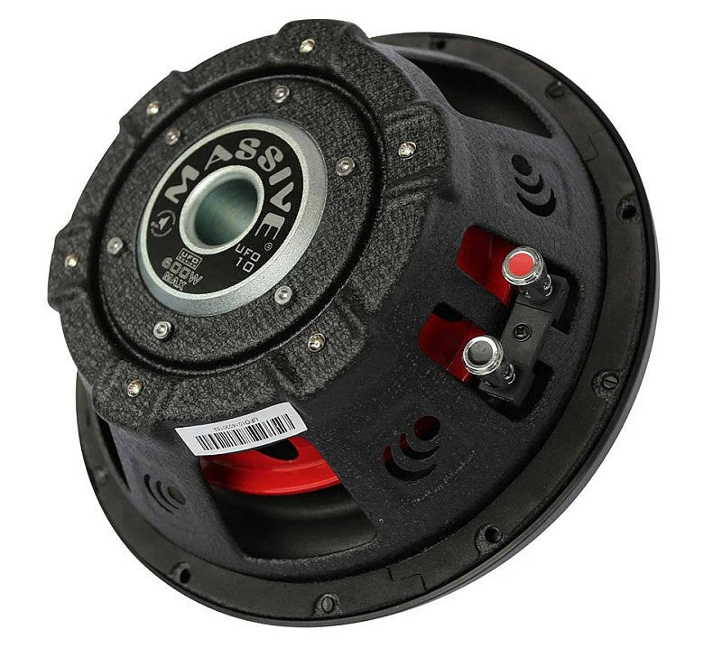 Massive Audio - UFO10V2 - 10" 300 Watts RMS Dual 4 Ohm Slim Subwoofer image 3