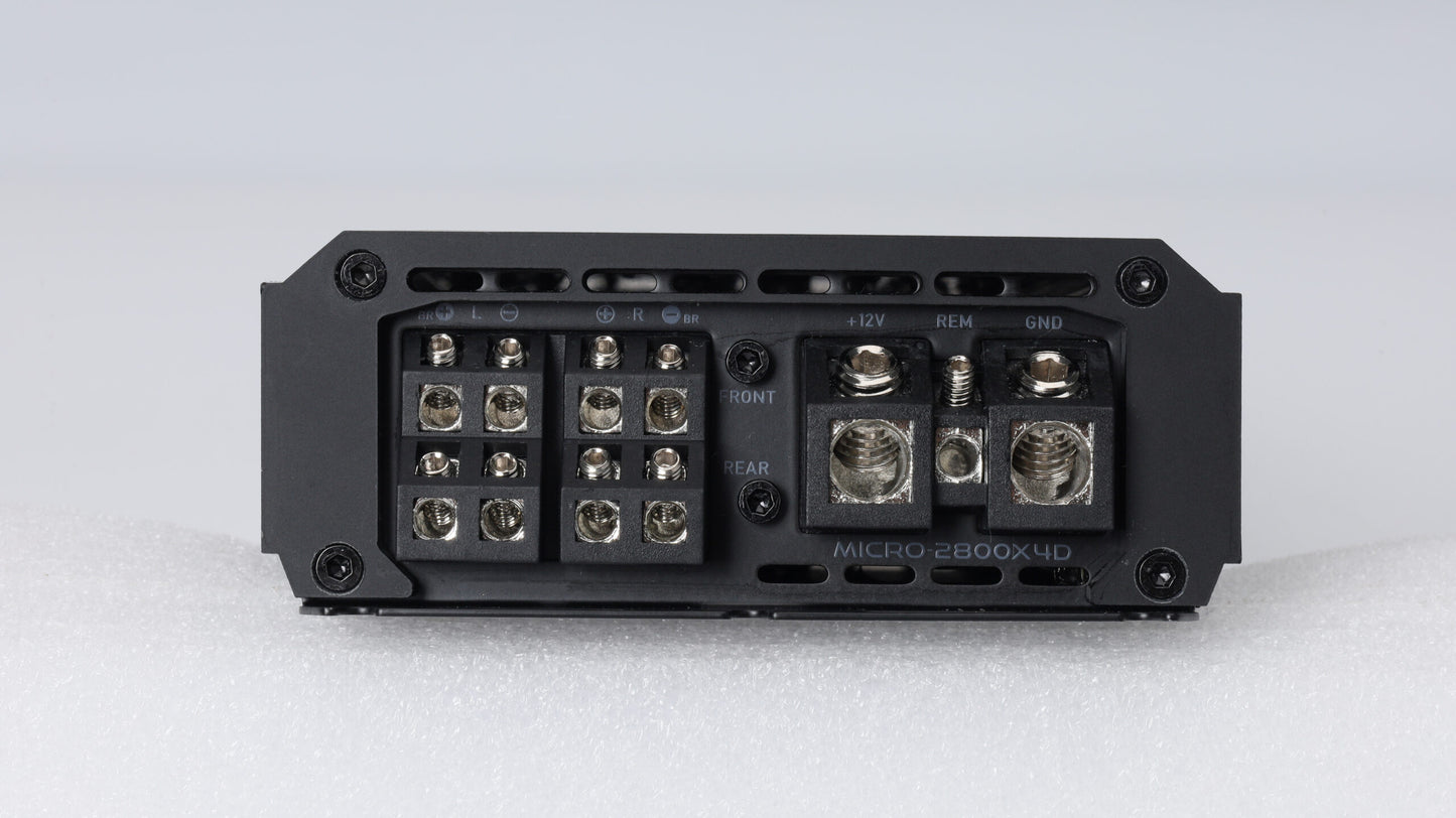 Nemesis Audio - MICRO-2800X4D - 2800W Max/1400W RMS 4-Channel Class D Amp image 1