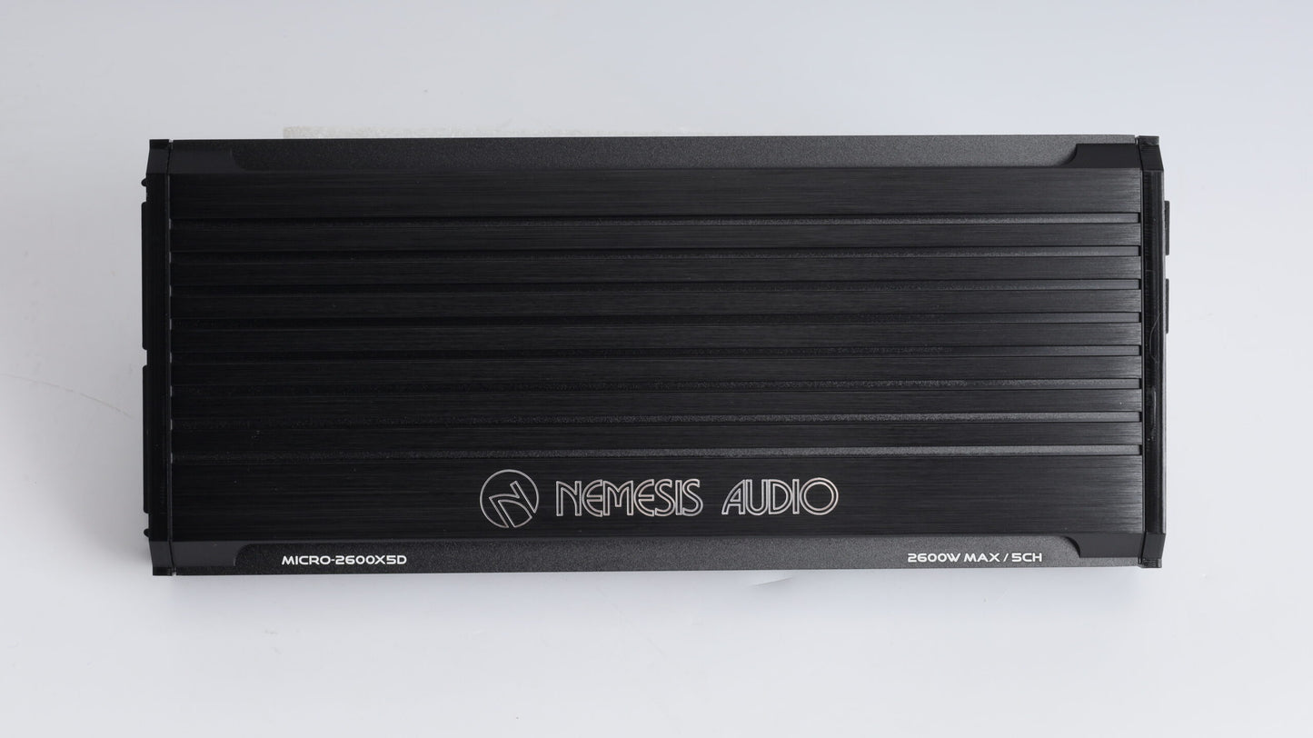 Nemesis Audio - MICRO-2600X5D - 2600W Max/ 1300w RMS 5-Channel Class D Amp image 3