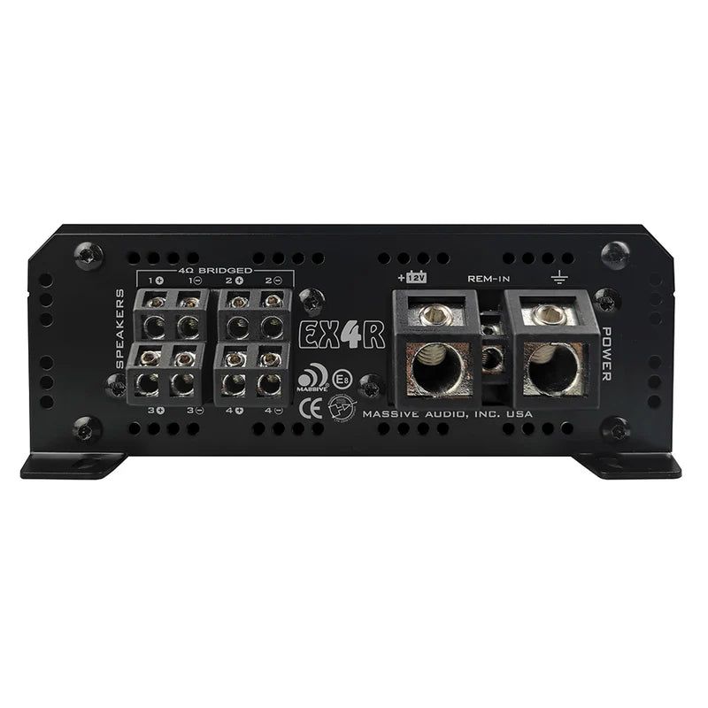 Massive Audio - EX4R - 800 Watts RMS x 4 @ 4 Ohm 4 Channel Mega Amp image 1