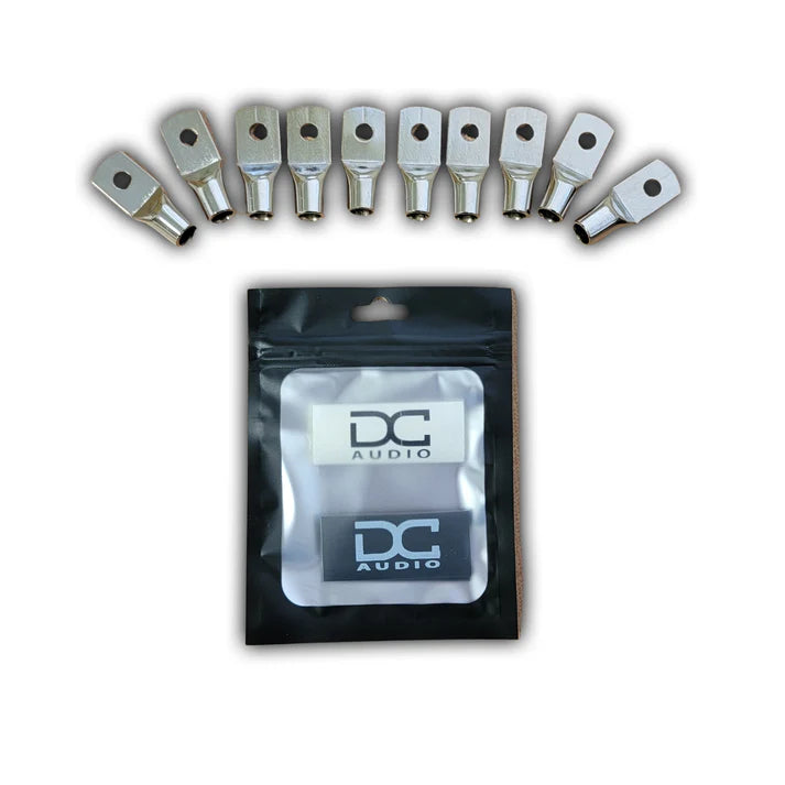 DC Audio -DC Audio 4AWG-6mm Hole Copper Ring Terminals w/ Heat Shrink 1 image 5