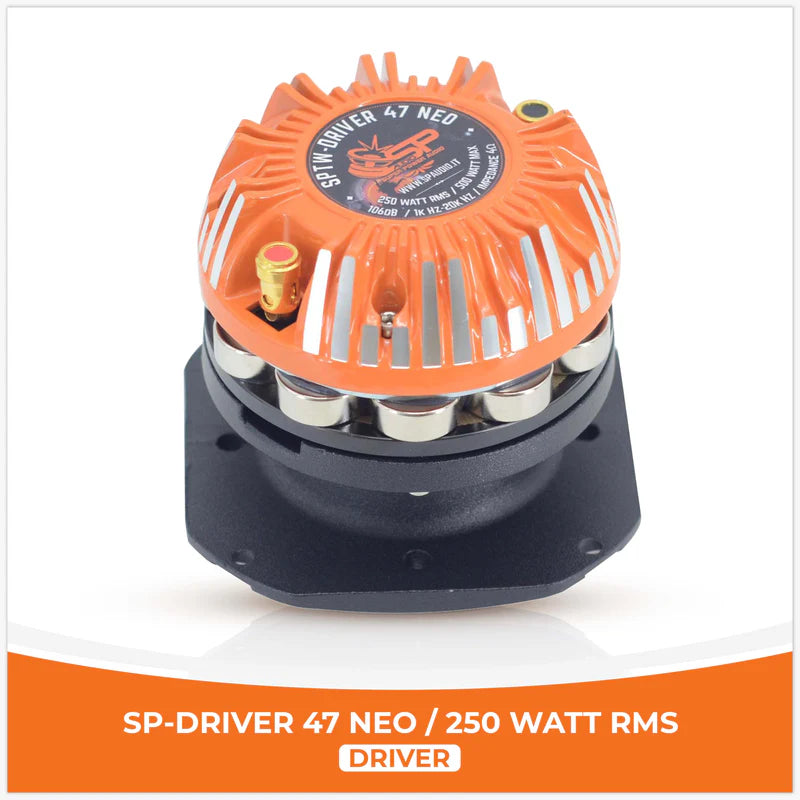 SP Audio -SP DRIVER 47 NEO COMPLETE DRIVER WITH HORN 250W RMS (UNIT PRICE) image 3