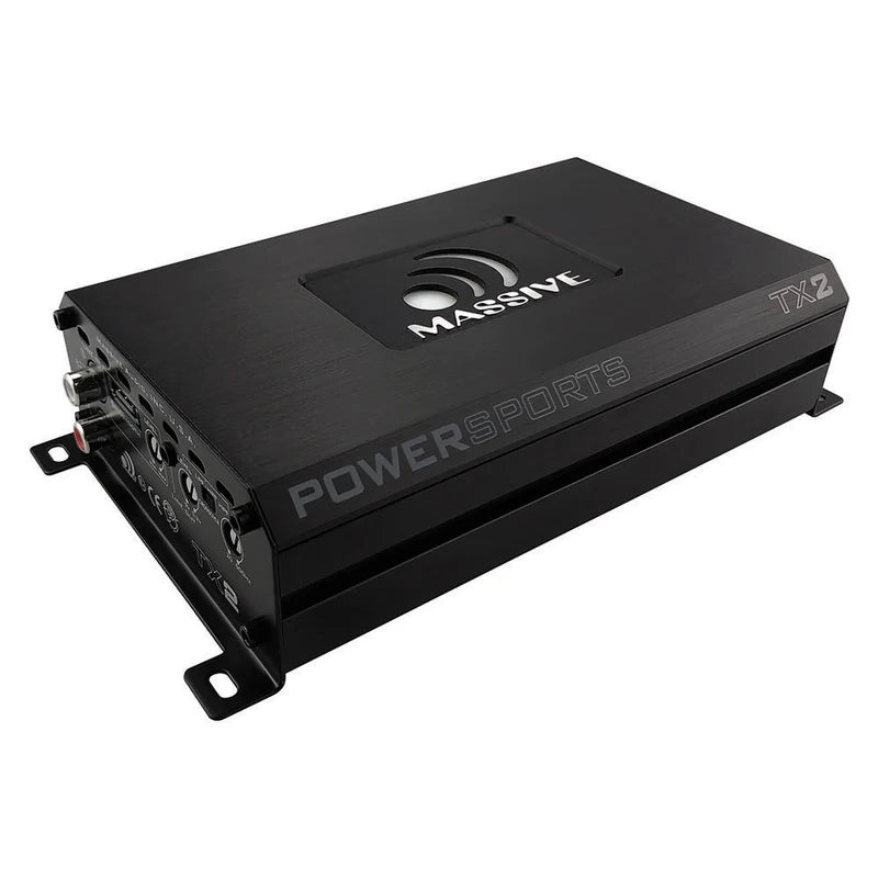 Massive Audio - TX2 - 480W RMS Class D 2 Ch Marine Amp w/Bluetooth image 2