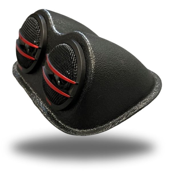 Custom Speaker Pods - Dual Tweeter Universal Angled Speaker Pod image 0