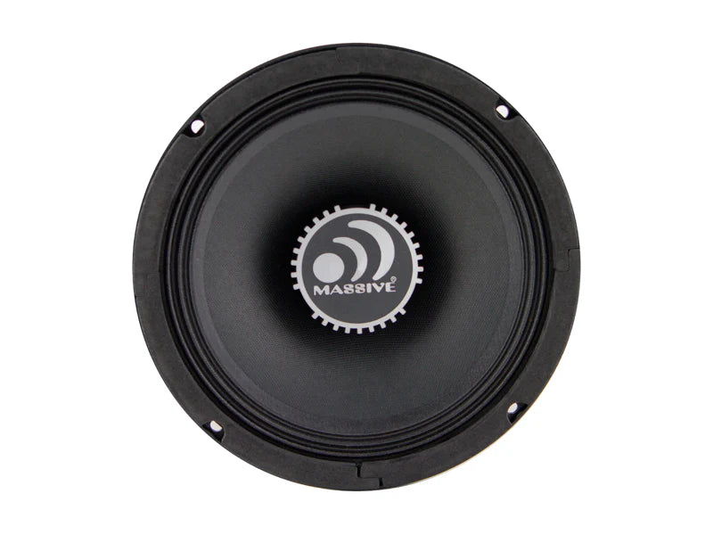 Massive Audio -M8S - 8" 140 Watt 4 Ohm Mid-Range Shallow Mount Speaker image 1