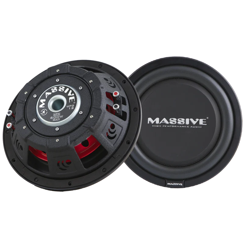 Massive Audio - UFO12V2 - 12" 300 Watts RMS Dual 4 Ohm Slim Subwoofer image 0