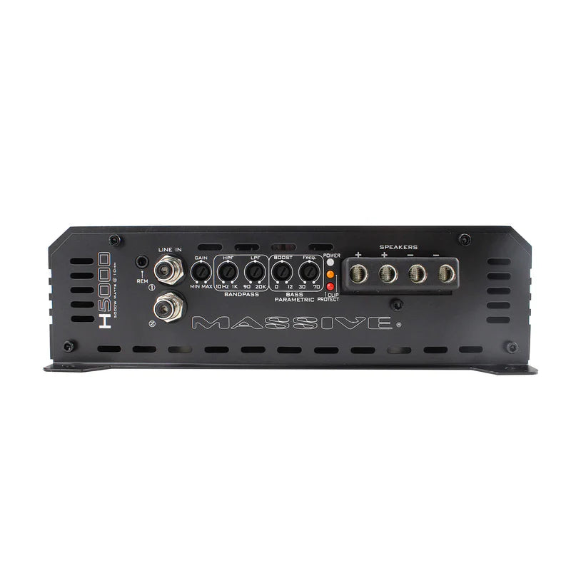 Massive Audio - H5000 - 5000 Watt RMS @ 1 Ohm Mono Block Hippo Series Amp image 2