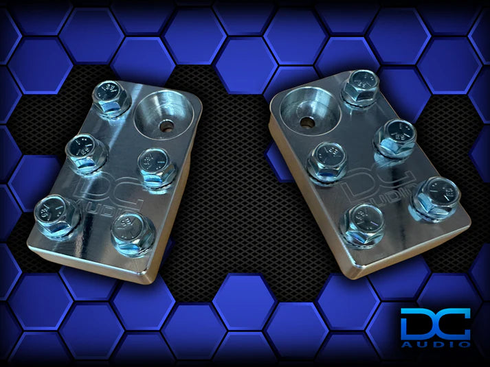 DC Audio - 5FLT-ALU 5 Lug Aluminum Battery terminals (bolt down style) image 2