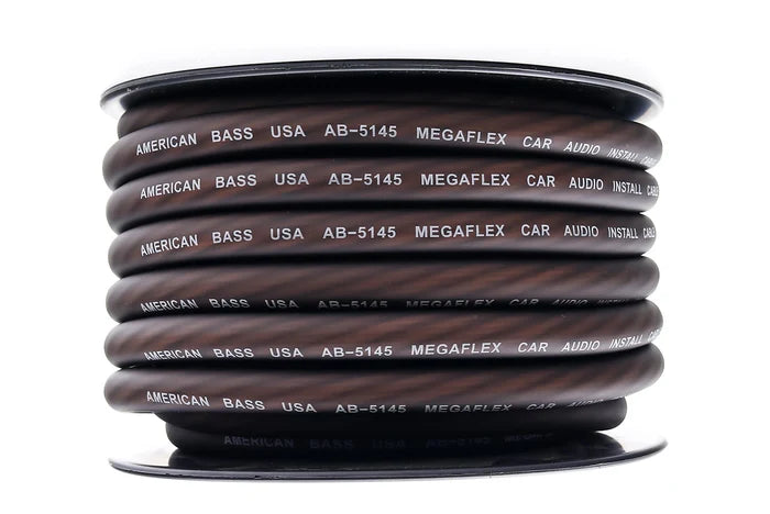 American Bass - 1/0 Gauge Mega Flex Power Cable 50ft image 2