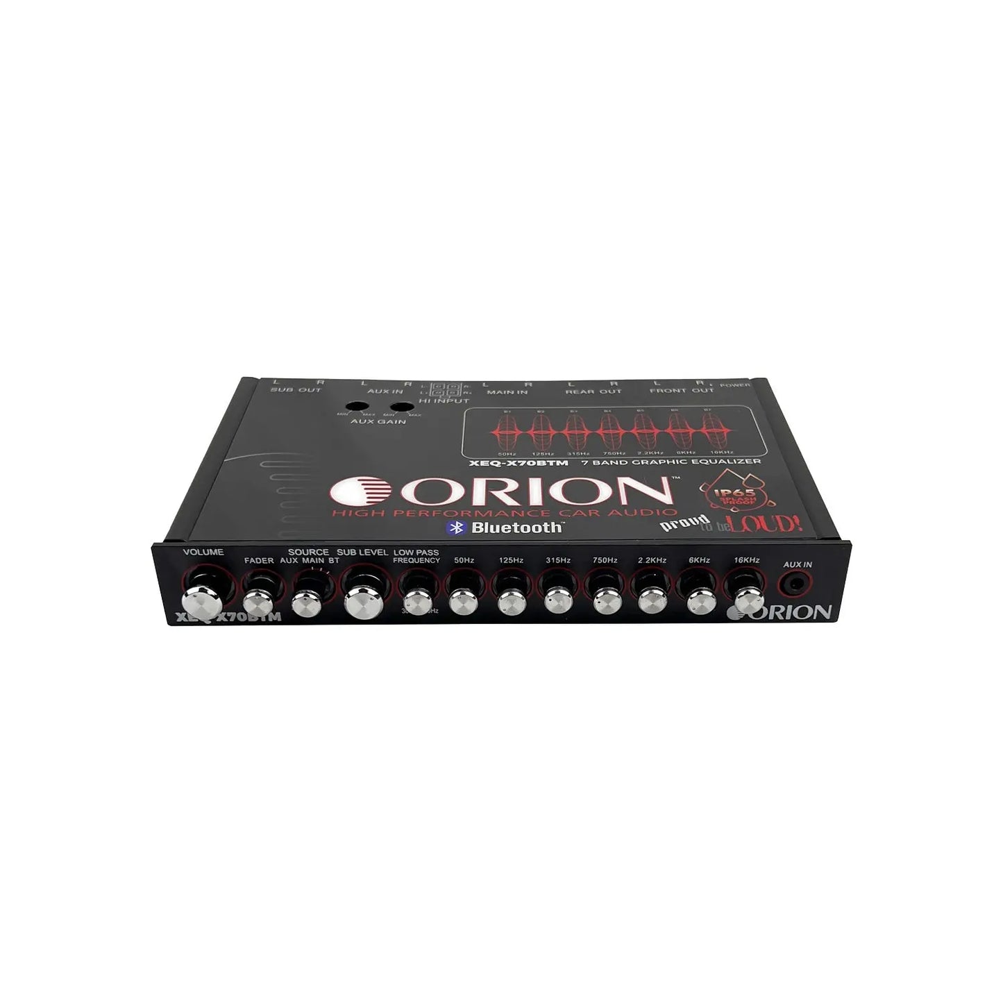 Orion -XEQ-X70BTM - 7-BAND GRAPHIC EQUALIZER 7-Band Graphic Equalizer w/ BLUETOO image 3
