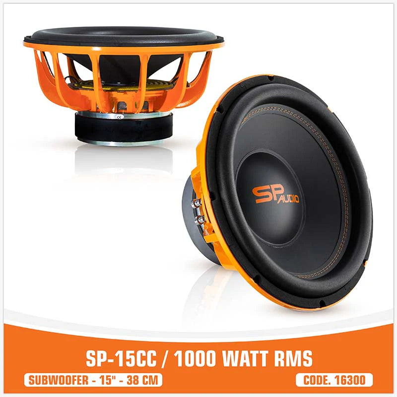 SP Audio - SP 15CC SUBWOOFER 15"/38CM 1000W RMS image 3